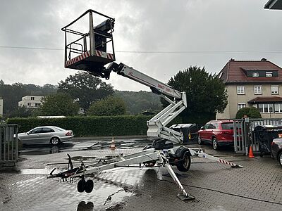 Anhänger Gelenk Teleskop Arbeitsbühne DINO 160XT - ausgefahren